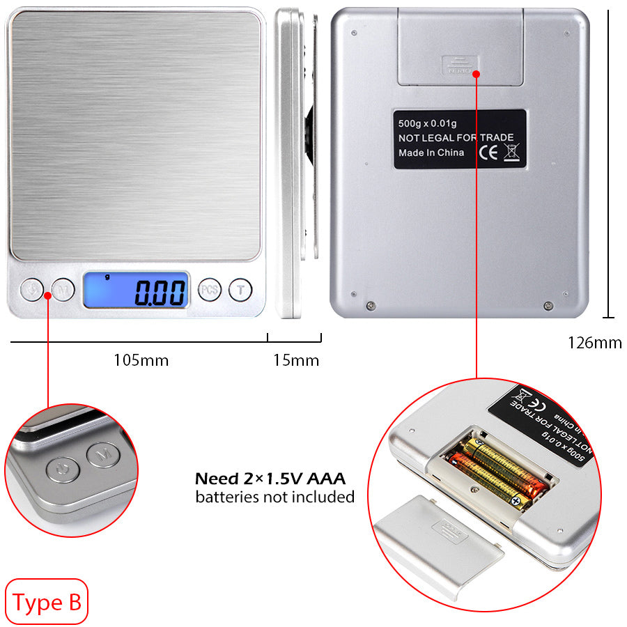 Digital Kitchen & Postal Food Scale