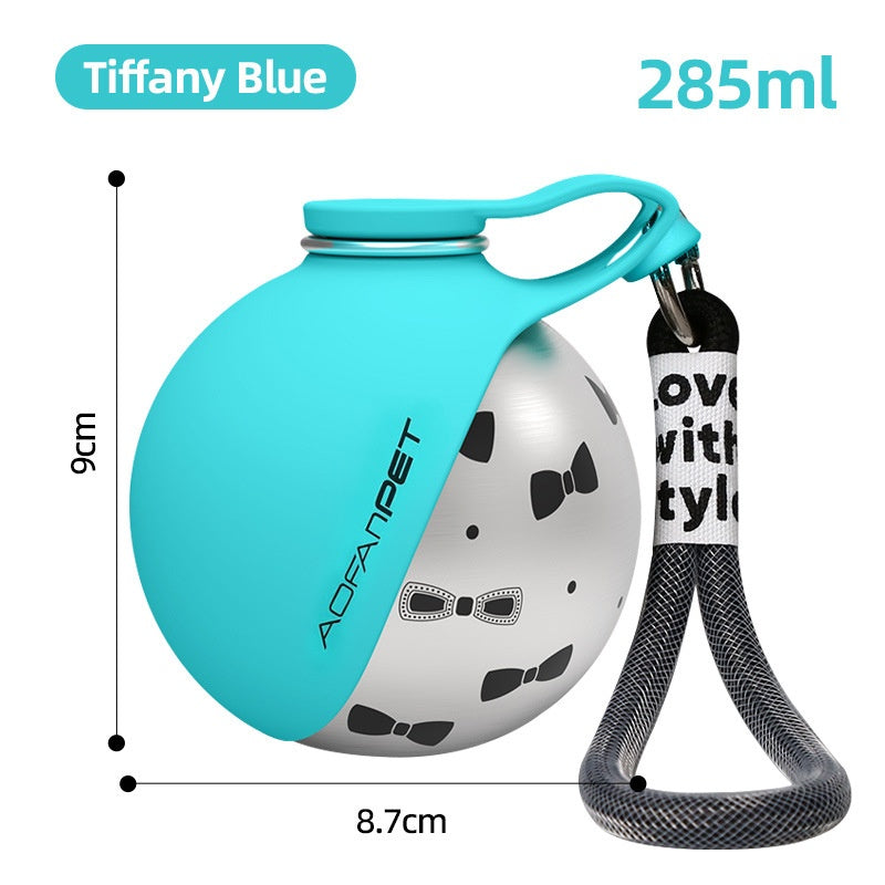 Portable Outdoor Pet Stainless Steel Water Cup