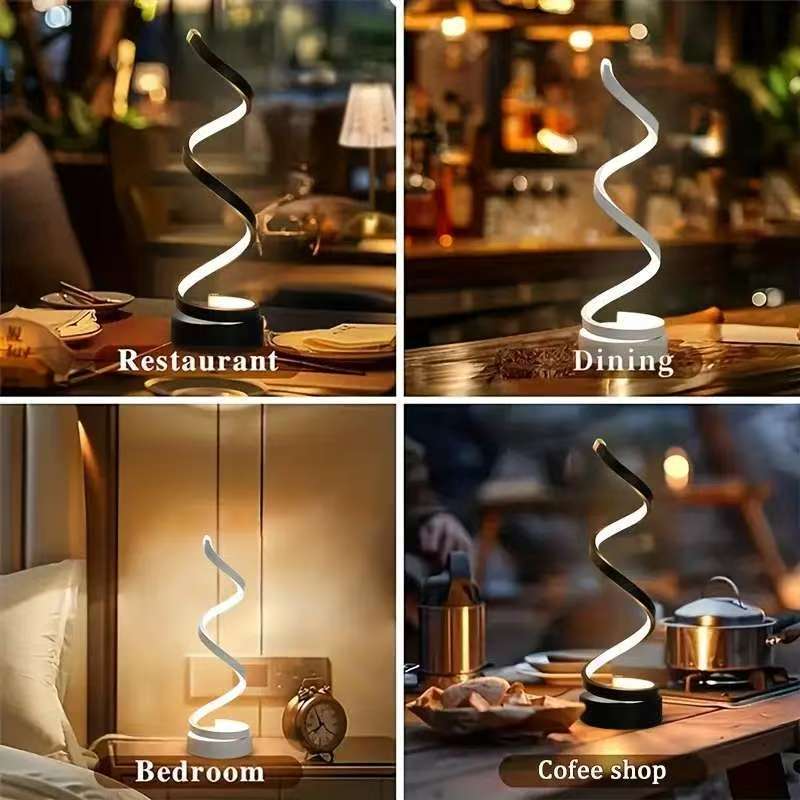 Twisted LED Decorative Room Lights