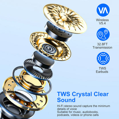 Wireless V5.4 Open Ear Sport Earbuds
