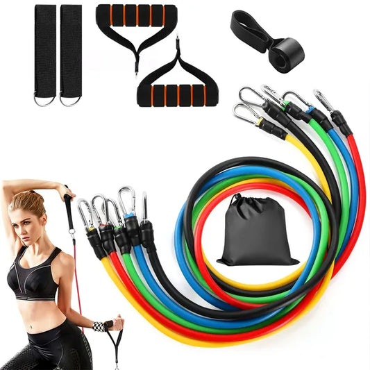 11-Piece Resistance Bands Set